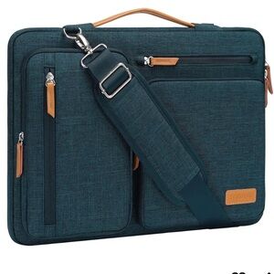 Teal Laptop Messenger Bag